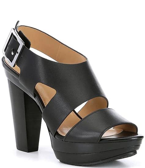 michael kors platform sandals for women|Michael Kors block heel sandals.